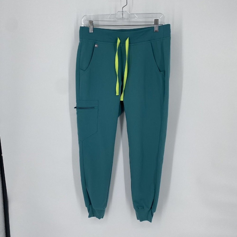 Figs Pants Women’s small S teal medical scrubs nurse doctor joggers zamora